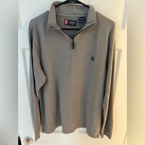 Men’s Chaps Quarter Zip Pullover XL